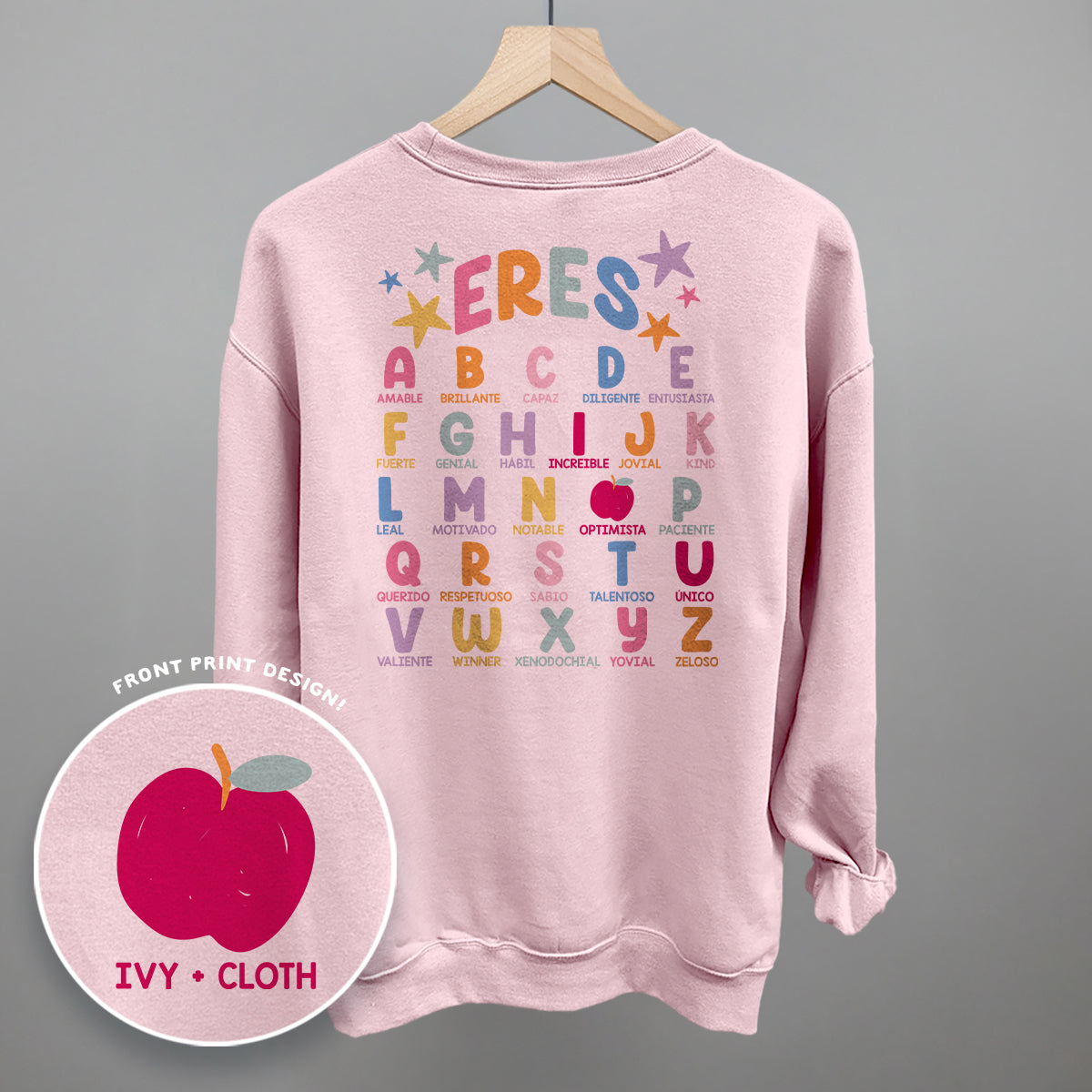 Eres (You Are) Alphabet Spanish (Back Print)
