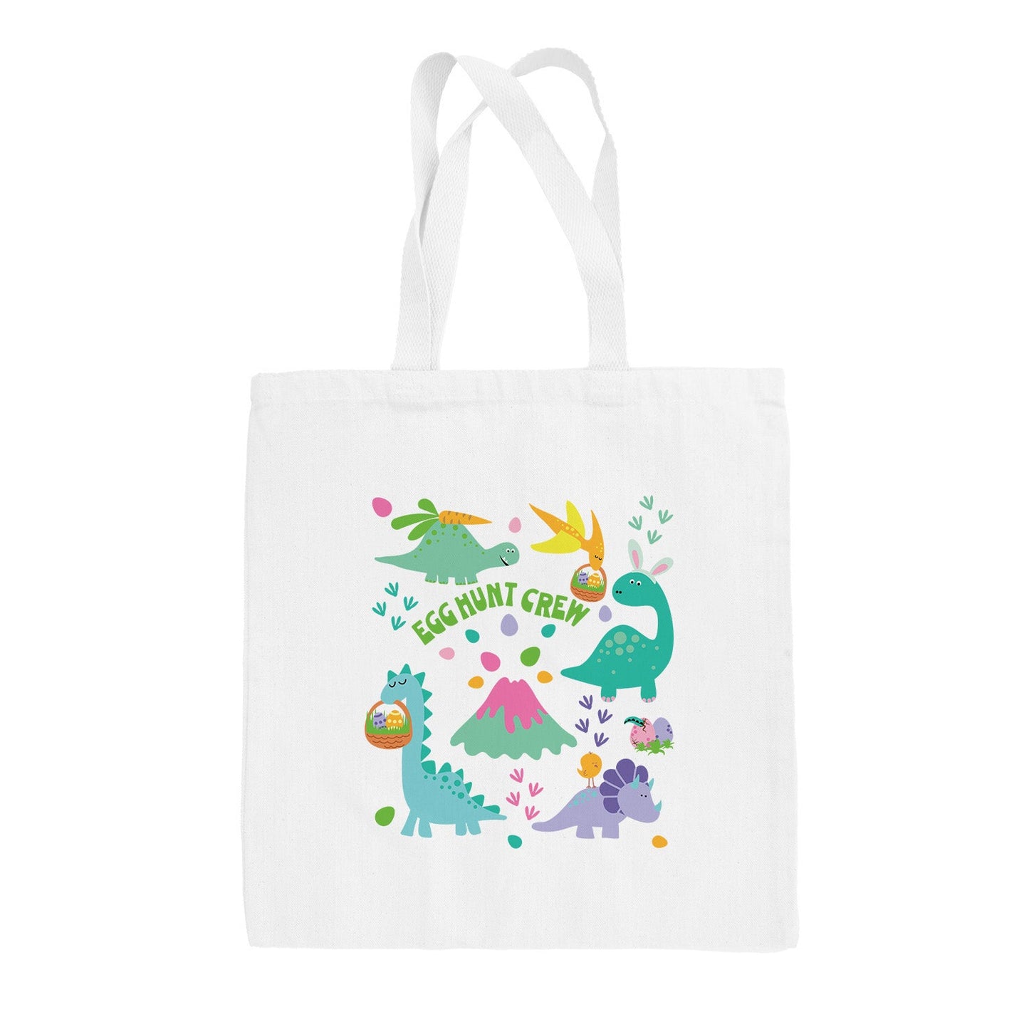 Egg Hunt Crew Dinos Tote Bag