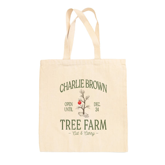Charlie Brown Tree Farm Tote Bag