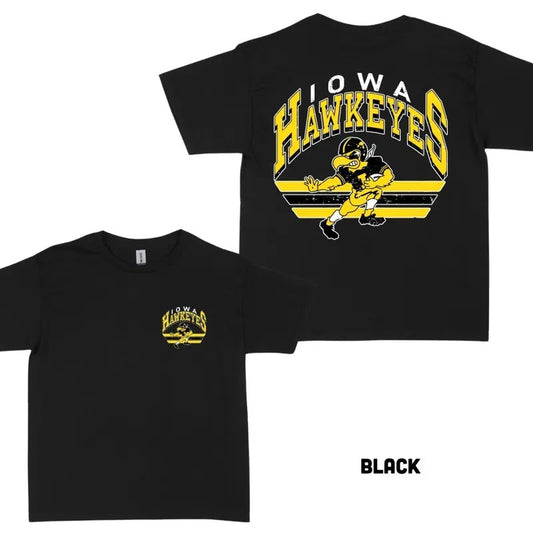 IOWA Hawkeyes T-shirt, NCAA Hawkeyes T-shirt, Unisex T-shirt, Casual Top, Soft Cotton Fabric T-shirt, Gift For Her, For Him, shirt trend