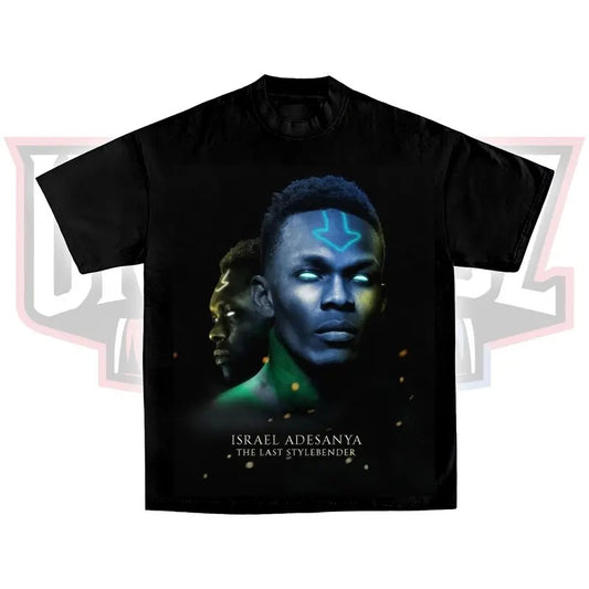 ISRAEL ADESANYA THE LAST STYLEBENDER TEE, Boxing T-shirt, Boxer Tee, Sports Shirt, UFC Shirt, MMA Shirt, Gift for Him Gift For Her Crewneck Top