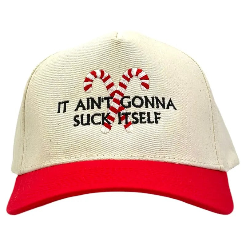 IT AINT GONNA SUCK ITSELF Embroidered Hat Funny Christmas T-Shirts, Hoodie, Sweatshirt | DripVista.com