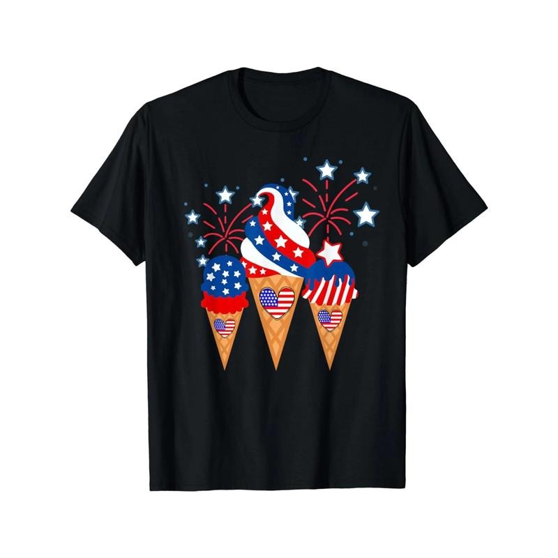 Ice Cream Straw hat pirates 4th FOG July Holiday Patriotic Memorial Day T-Shirt style 02 Hoodie, Sweatshirt | DripVista.com