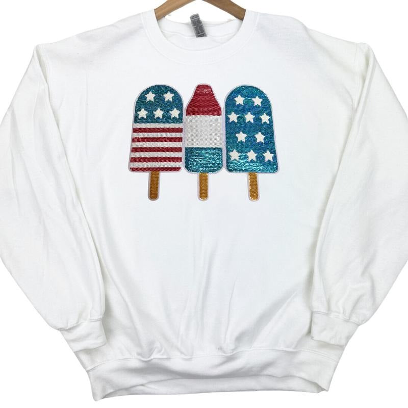 Ice Cream USA Patch Gildan Sweatshirt T-Shirts, Hoodie | DripVista.com