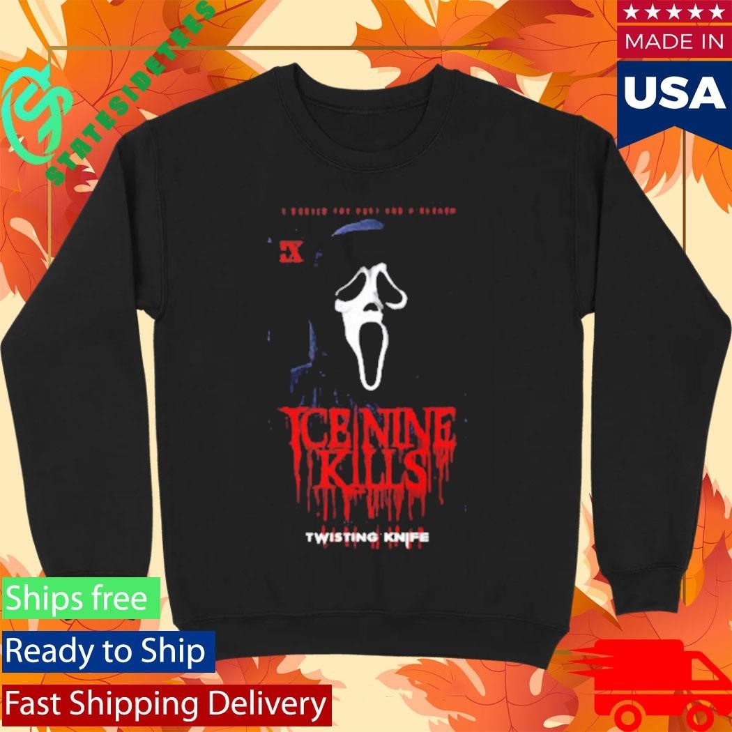 Ice Nine Kills X Ghost Face Twisting The Knife Shirt