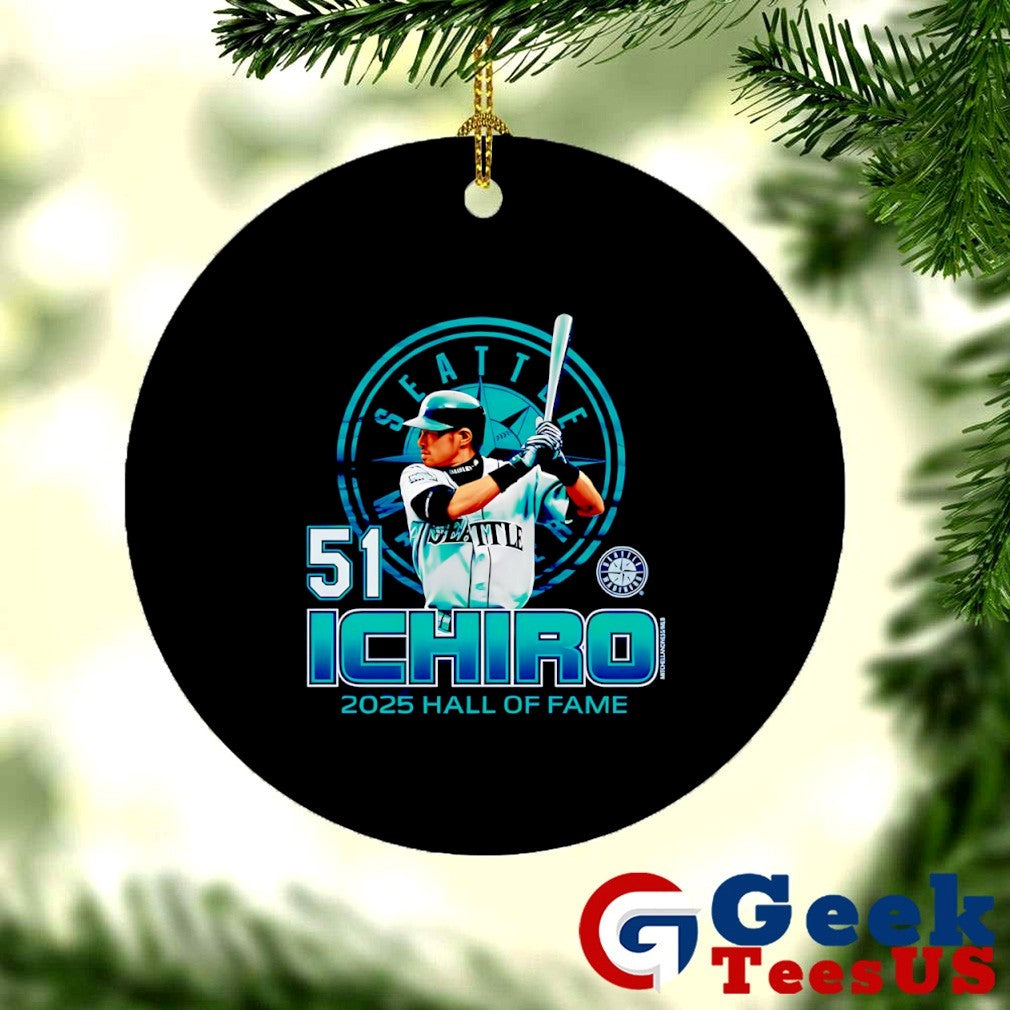 Ichiro Suzuki 51 Seattle Mariners 2025 Hall of Fame shirt