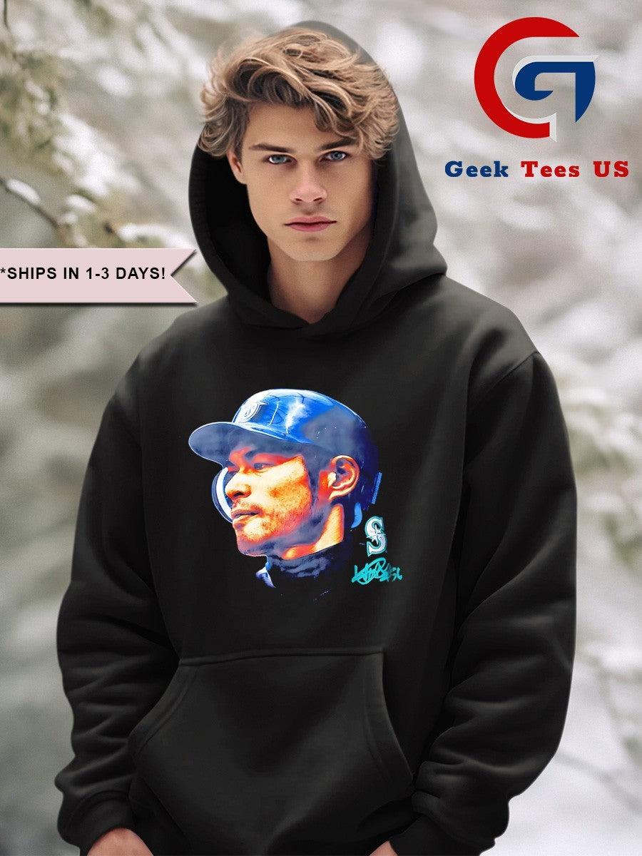 Ichiro Suzuki 51 Seattle Mariners 2025 big head signature shirt