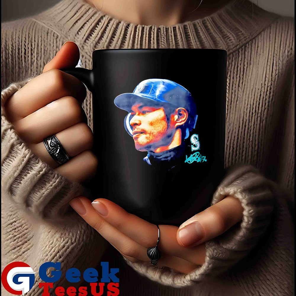 Ichiro Suzuki 51 Seattle Mariners 2025 big head signature shirt