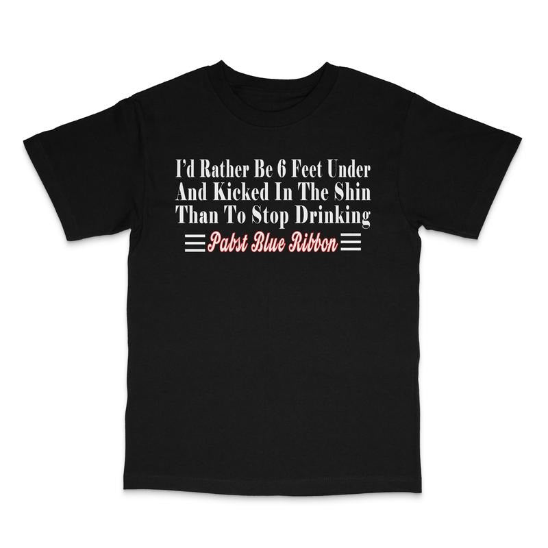 Id Rather Be Six Feet Under Custom Printed T-Shirt Hoodie, Sweatshirt | DripVista.com
