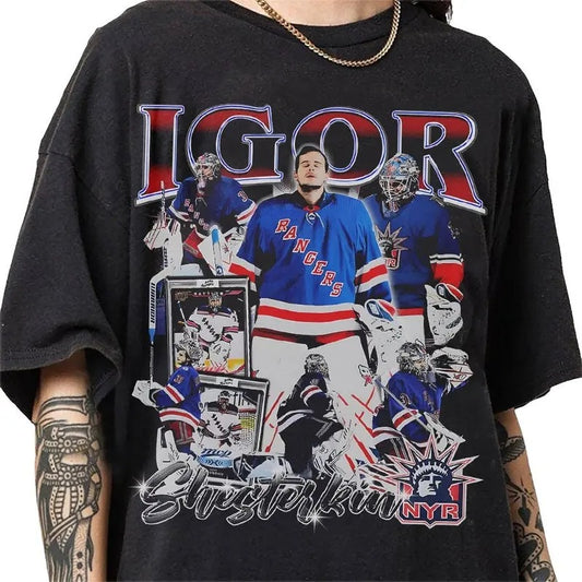 Igor Shesterkin 90s Vintage Bootleg Style T-Shirt, Classic Retro Graphic Unisex Tee Gift For Men and Women