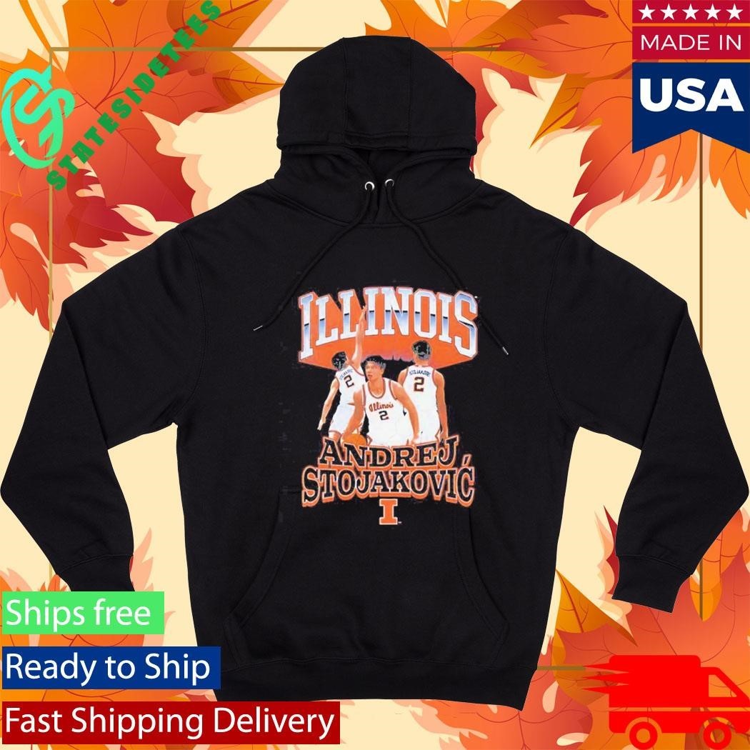 Illinois Basketball Andrej Stojakovic graphic Shirt