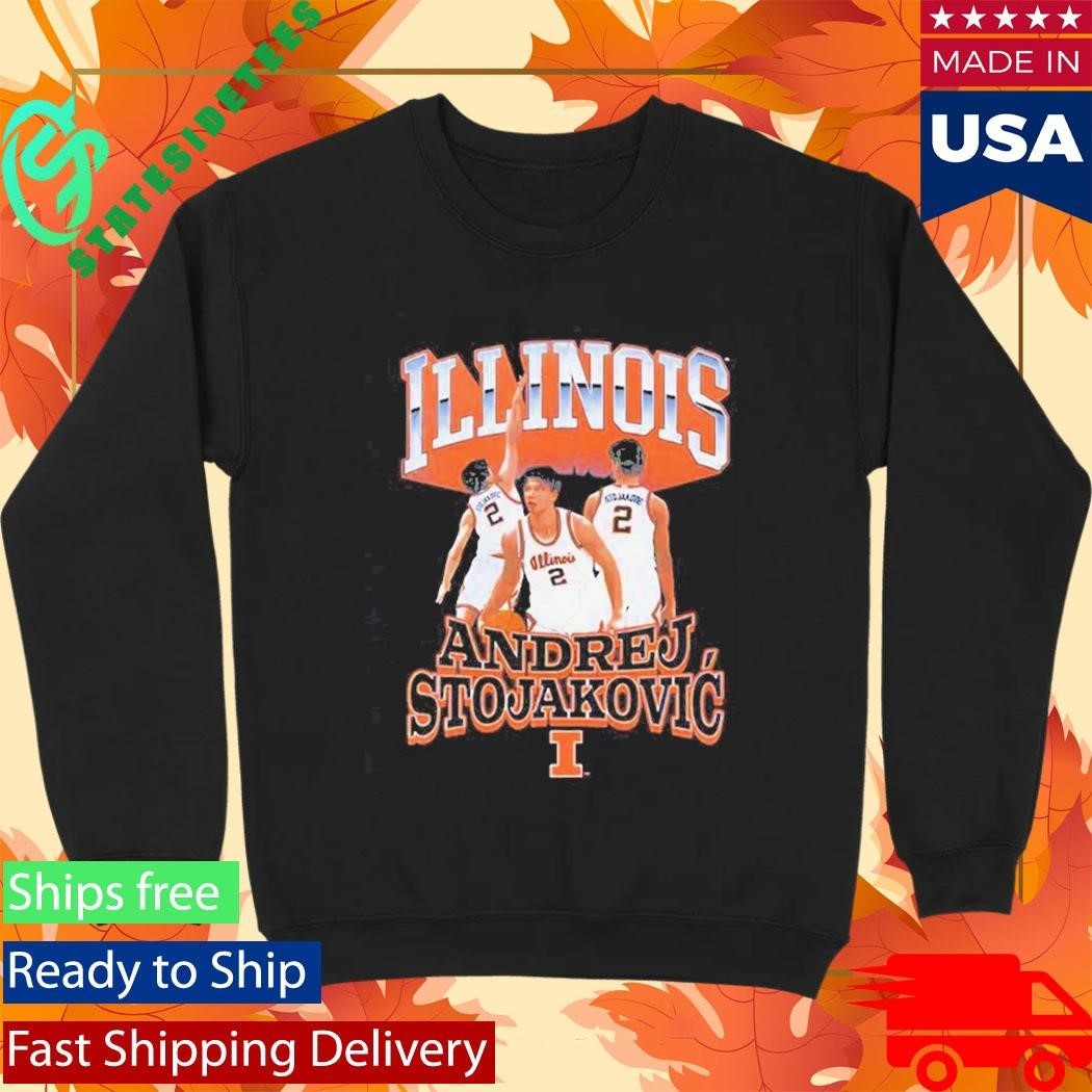 Illinois Basketball Andrej Stojakovic graphic Shirt