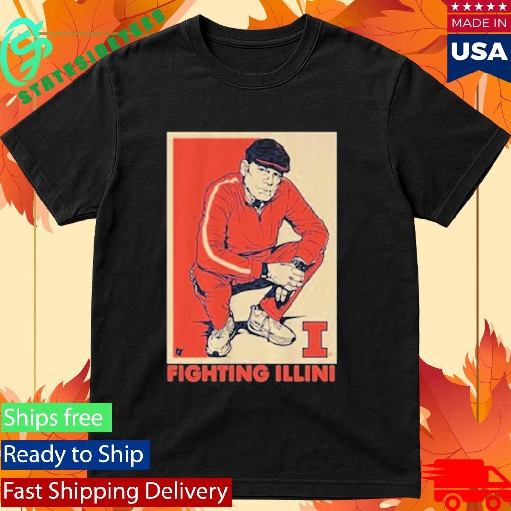 Illinois Basketball Track Suit Coach Underwood Shirt
