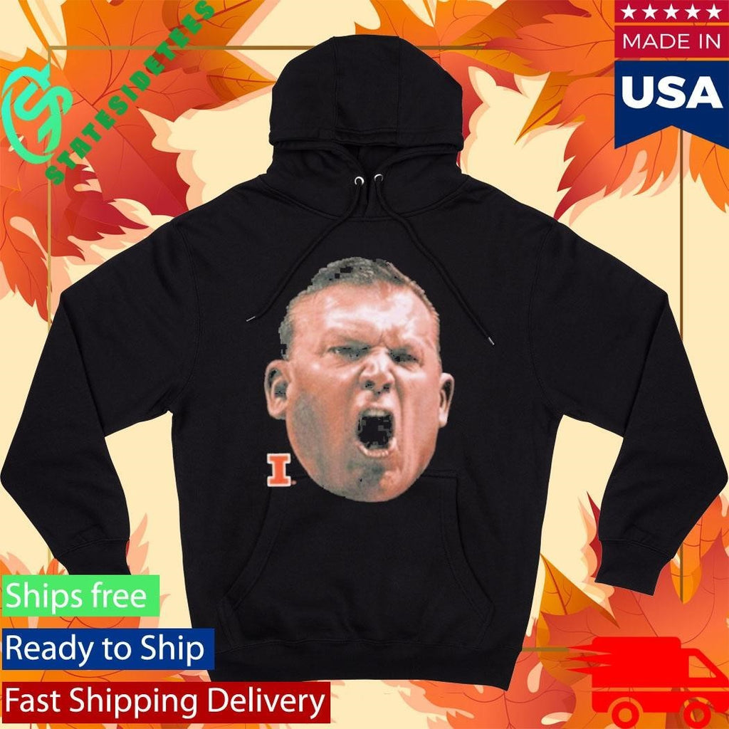 Illinois Bret Bielema Big Face Shirt