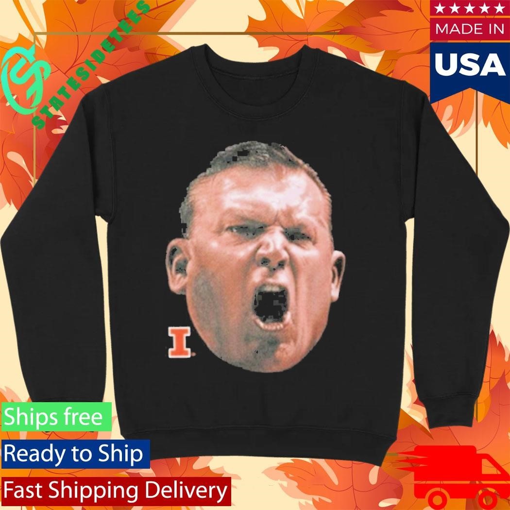 Illinois Bret Bielema Big Face Shirt