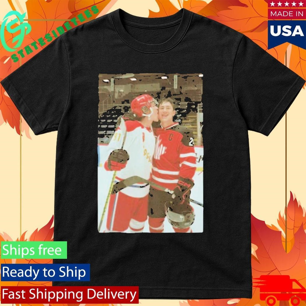 Ilya Rozanov Licks Shane Hollander Face Shirt