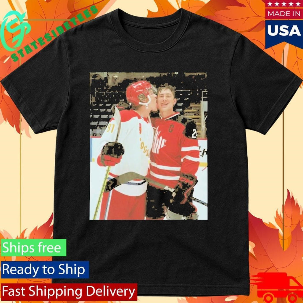 Ilya Rozanov Licks Shane Hollander Shirt