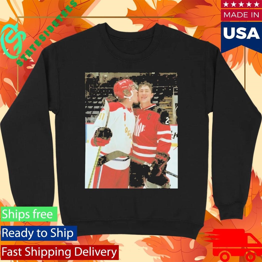 Ilya Rozanov Licks Shane Hollander Shirt