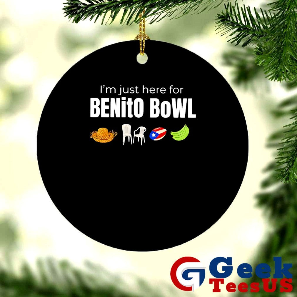 I’m Just Here For Benito Bowl 2026 Puerto Rico Football Show shirt