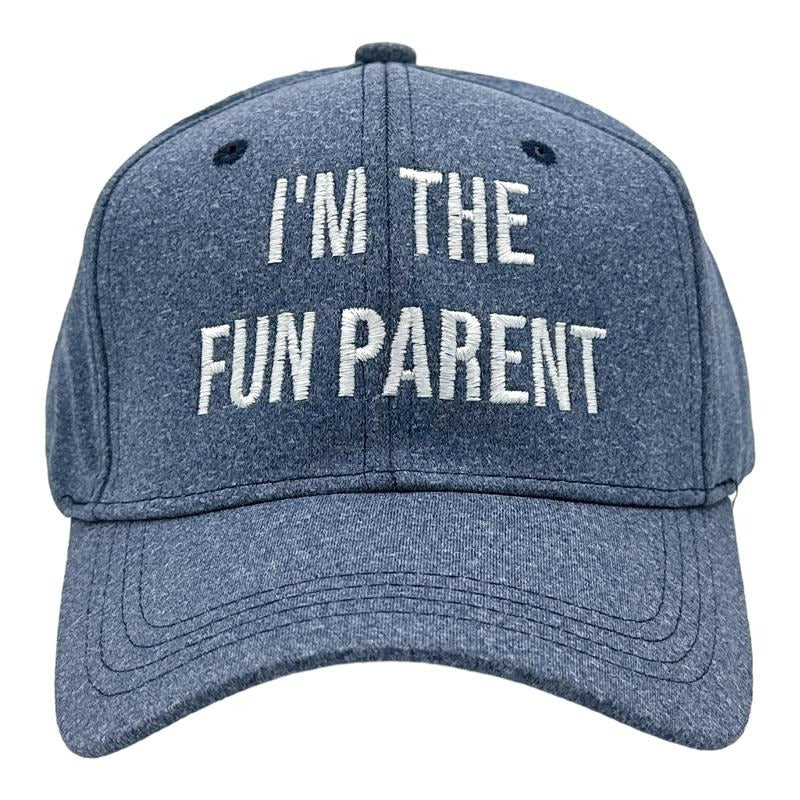 Im The Fun Parent Hat Funny Sarcastic Parenting Novelty Baseball Cap Funny Hats Funny Sarcastic  Novelty Caps for Men...
