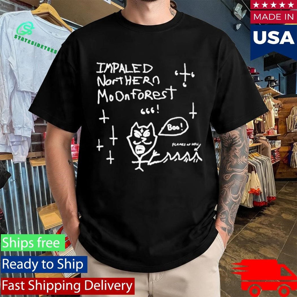 Impaled Northern Moonforest Necro Wizard Shirt