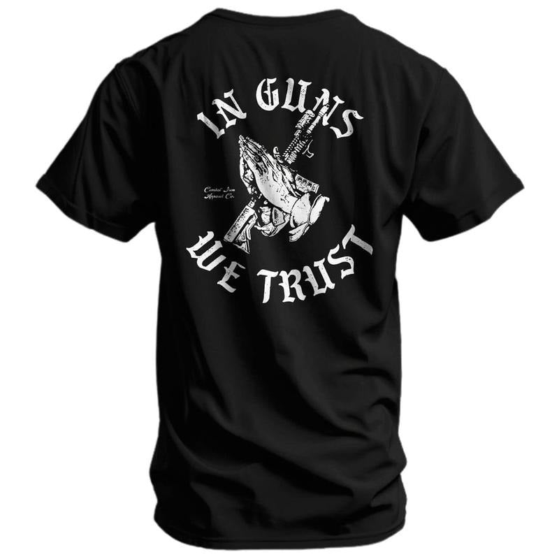 In Guns We Trust Men's T-Shirt - Unisex Ultra Cotton Tee - Made in USA - Apparel