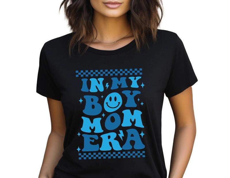 In My Boy Mom Era T Shirt, Boy Mom Shirt, Gift For Mom, Boy Mama Shirt, Boy Mom Club, Mom Of Boys, Boy Mama Shirt, Unisex...