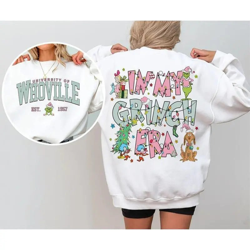 In My Christmas Era Sweater, Whoville University T-Shirt, Hoodie, Sweatshirt, University Of Whoville Tee Shirt, Christmas...