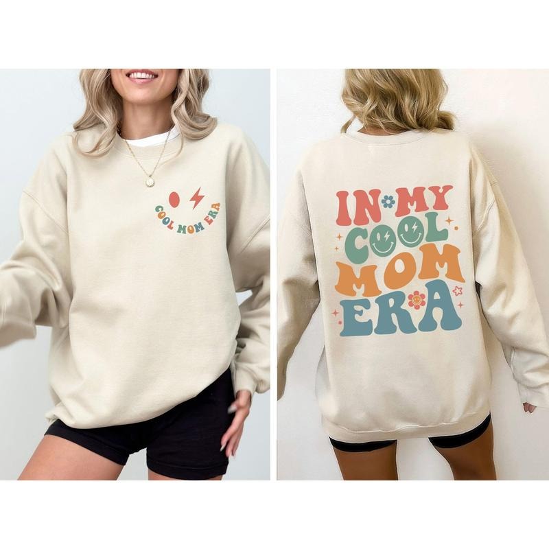 In My Cool Mom Era, Mother's Day Sweatshirt T-Shirts, Hoodie | DripVista.com