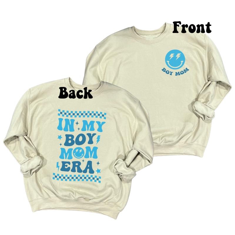 In My ERA Theme Boy mom Girl Mom crewneck Sublimation T-Shirt Sweaters Cotton Unisex cute shirts Hoodie, Sweatshirt