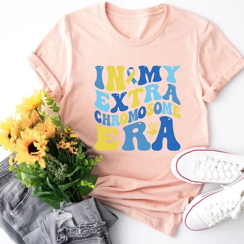 In My Extra Chromosome Era Sweatshirt Cotton Sweaters T-Shirts, Hoodie | DripVista.com