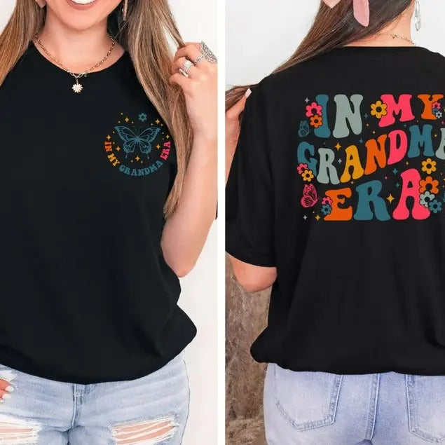 In My Grandma Era Shirt, Cool Grandma Shirt, Funny Grandma Shirt Hoodie, Sweatshirt | DripVista.com