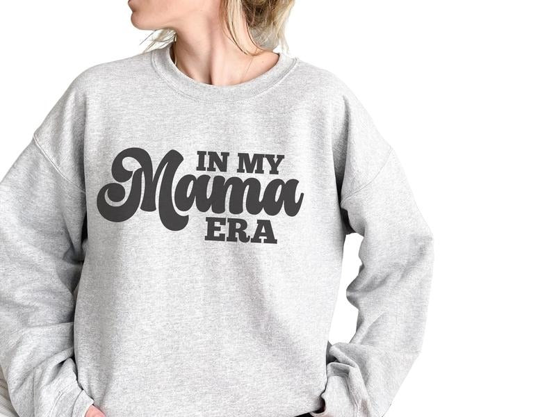 In My Mama Era Sweatshirt, In My Mom Era Shirt, Mama Shirt, Funny Mom Shirt, New Mom Gift, Mom Birthday Gift, Unisex...