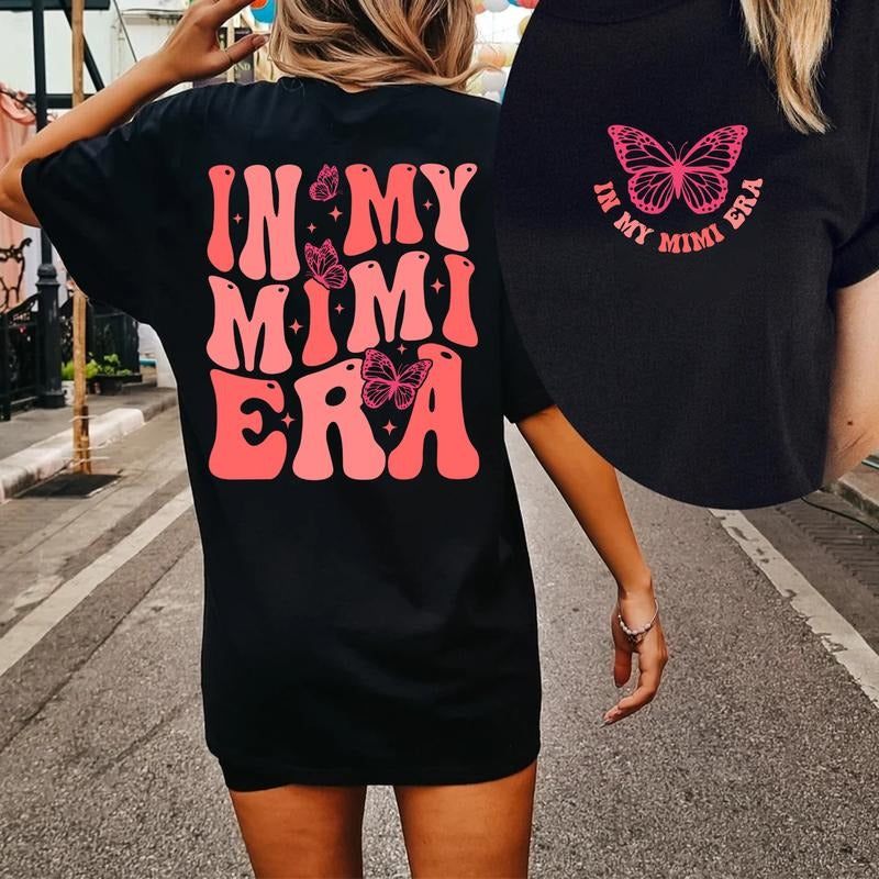 In My Mimi Era T-shirt, Mimi Shirt, Grandma Tee, Gift for Grandma, Nana Gift, Grandma Era, Christmas Gift for Gigi, Retro...