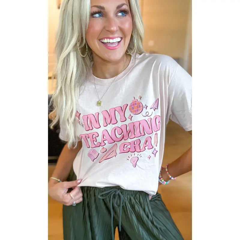 In My Teacher Era Graphic T-Shirt Hoodie, Sweatshirt | DripVista.com
