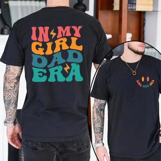 In my Girl Dad Era Shirt Fabric Menswear Hoodie Top Fleece Jet Spandex Jet Spandex Sport Stretch