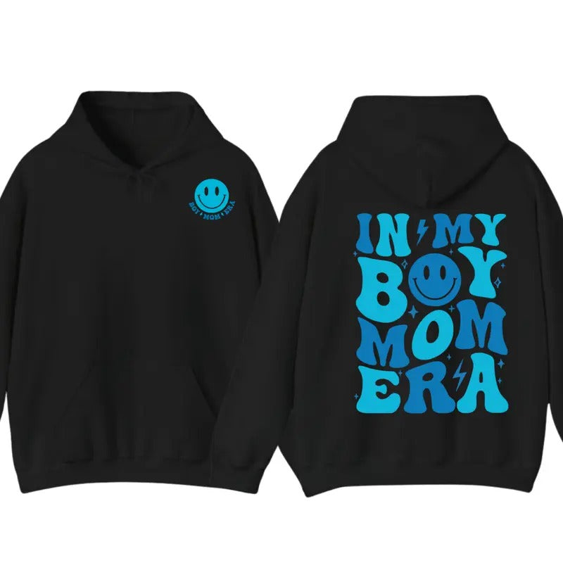 InMyBoy Mom Era Hoodie, Boys MamaTshirt, Boys Mom Club, Boys Mom Tshirt, Mom Gift, unisex Sweatshirt | DripVista.com