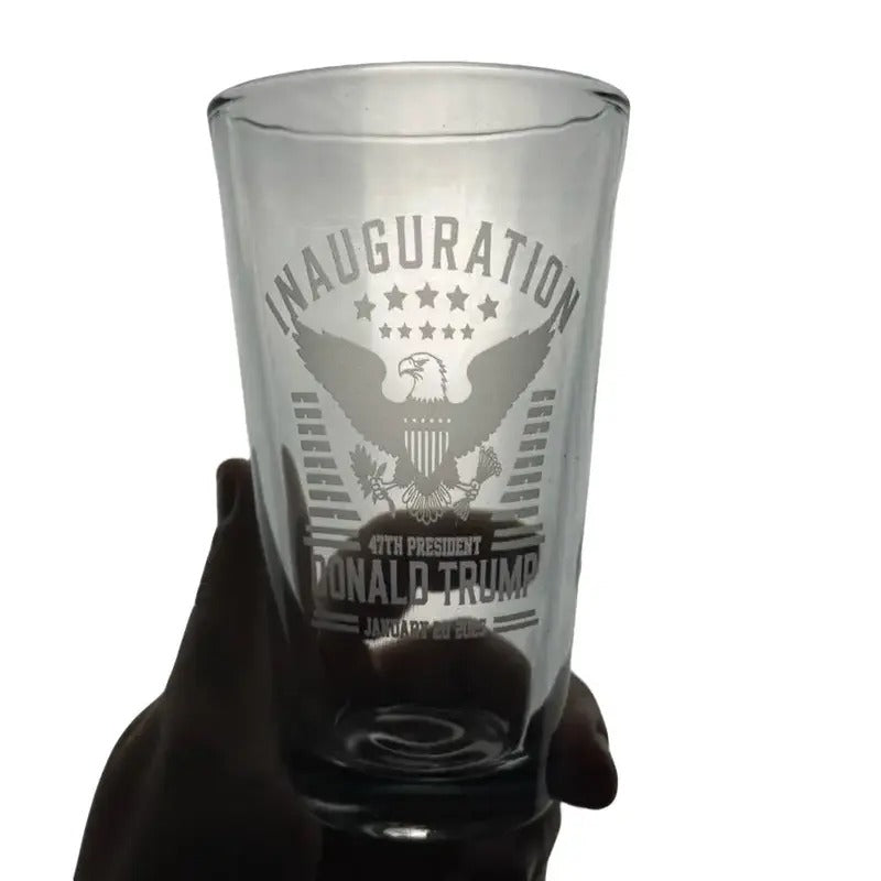 Inauguration UV Lasered Glass - Drinkware T-Shirts, Hoodie, Sweatshirt | DripVista.com