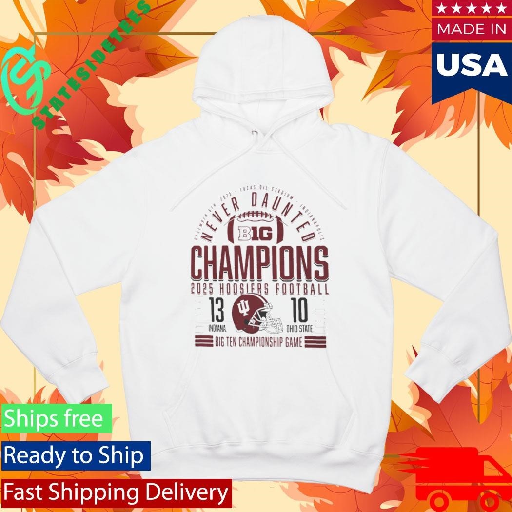Indiana Football Big Ten Champions Score Shirt