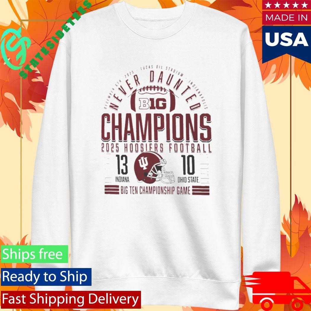 Indiana Football Big Ten Champions Score Shirt