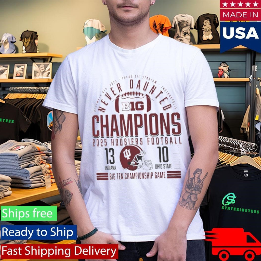 Indiana Football Big Ten Champions Score Shirt