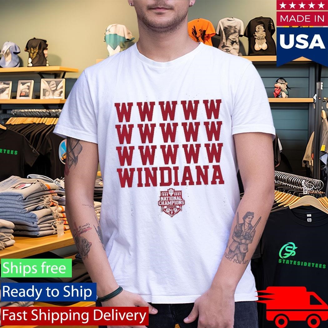Indiana Football Windiana 2025 National Champions Shirt