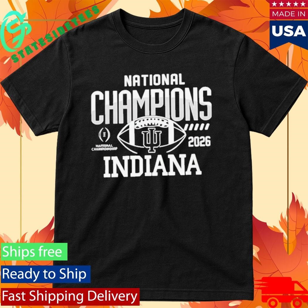 Indiana University Hoosiers Cfp National Champions 2026 Logo Shirt