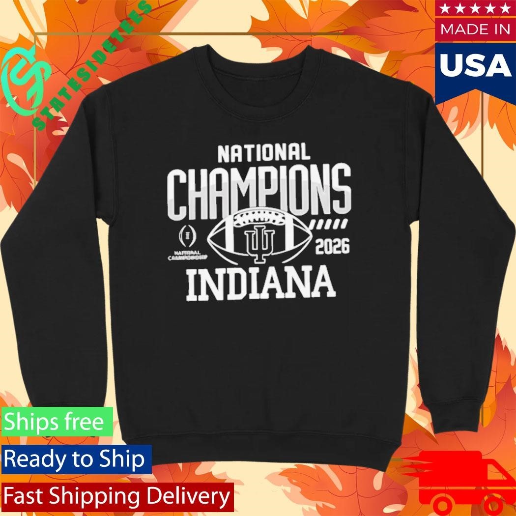 Indiana University Hoosiers Cfp National Champions 2026 Logo Shirt