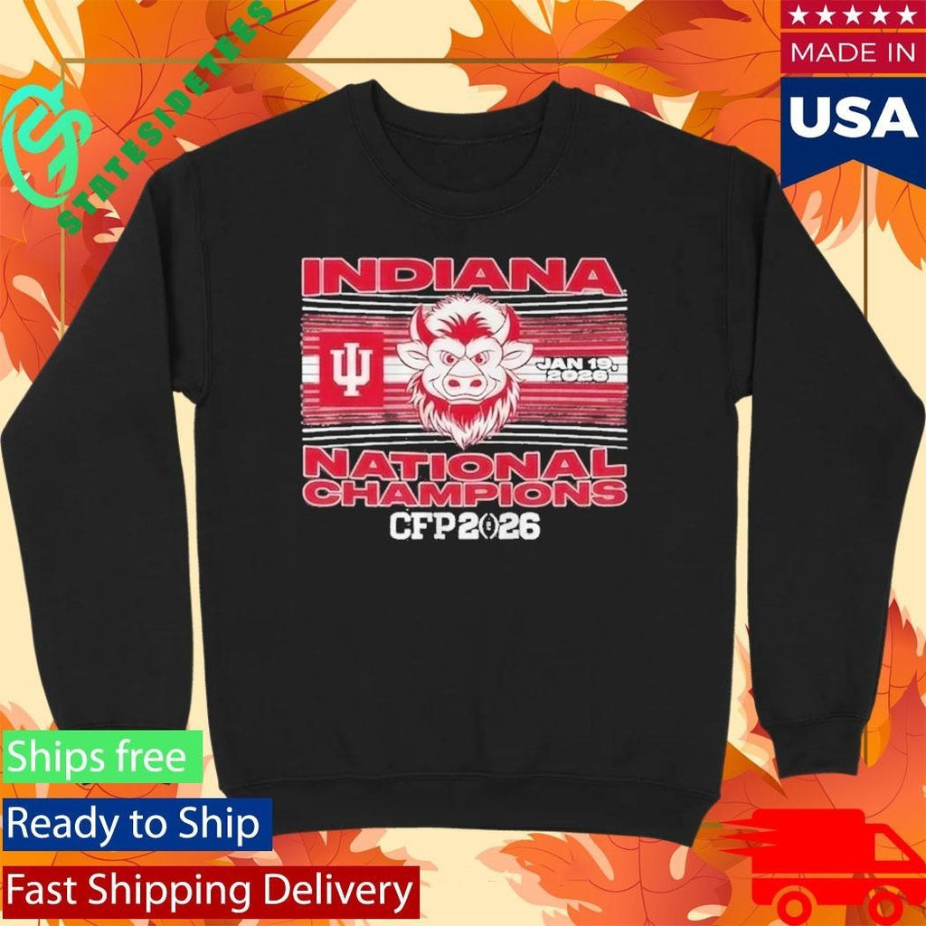 Indiana University Hoosiers National Champions Cfp January 19 2026 Shirt