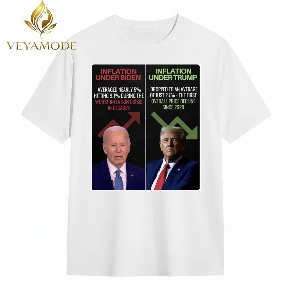 Inflation under Biden Inflation under Trump tee