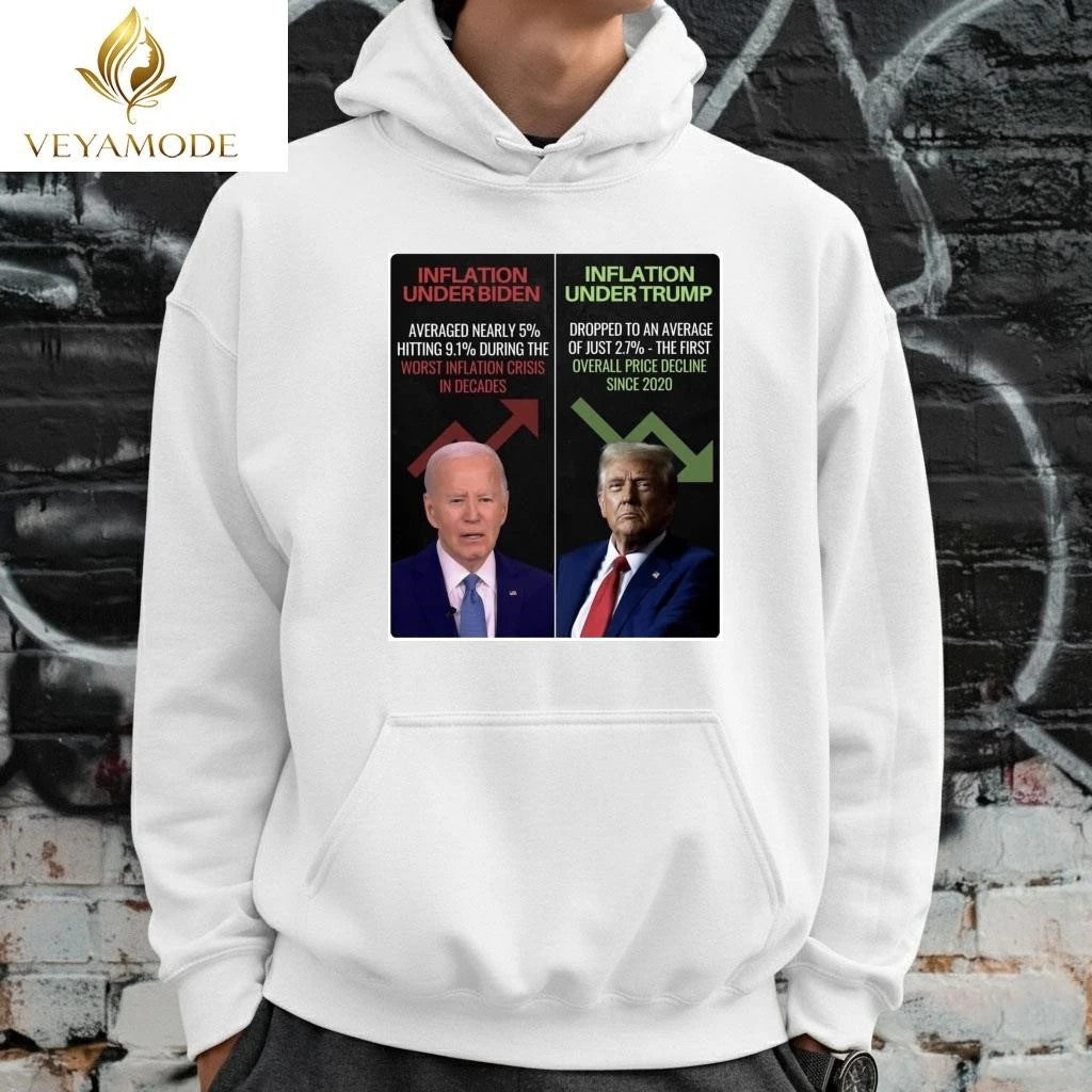 Inflation under Biden Inflation under Trump tee