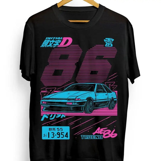 Initial D T-Shirt Itsuki Fujiwara Anime Manga Movie Sport Shirt Tee All Size