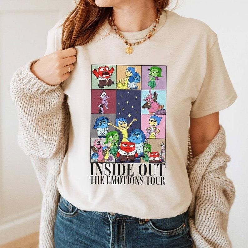 Inside Out The Emotions Tour Shirt, Inside Out Characters Shirt Hoodie, Sweatshirt | DripVista.com