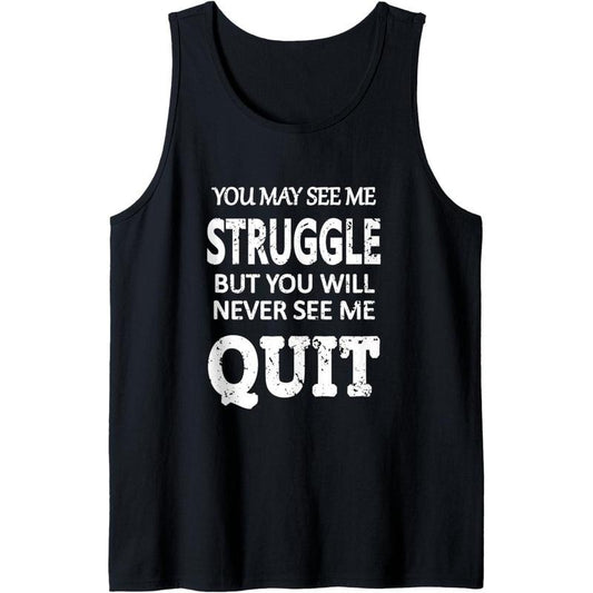 Inspiring Workout Inspiration Motivational Saying Men Women Tank Top MADE IN USA
